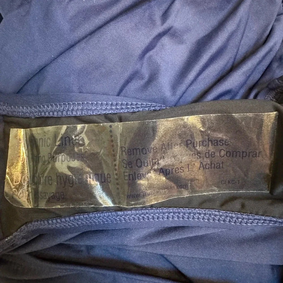 La Blanca Island Goddess Shirred One Shoulder One Piece in Indigo $120 - Picture 7 of 8